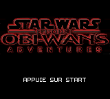 Star Wars Episode I - Obi-Wan's Adventures (Europe) (En,Fr,De,Es,It) Title Screen